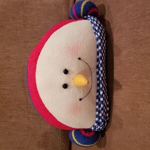 NWOT Snowman Christmas Pillow